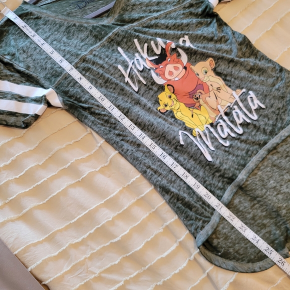 Disney Kids Green Hakuna Matata T-Shirt Size S Lion King Short Sleeve Graphic - Picture 7 of 7